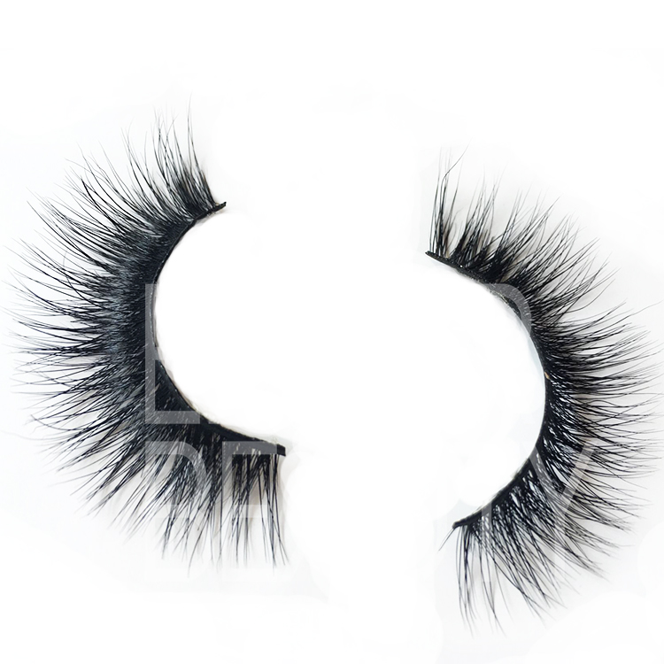 High quality most natural false eyelashes made by horse fur ES25